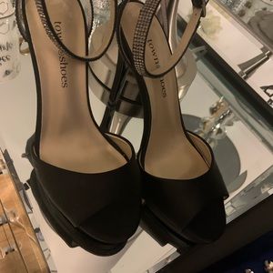 Brand new black heel/ sandals from town shoes